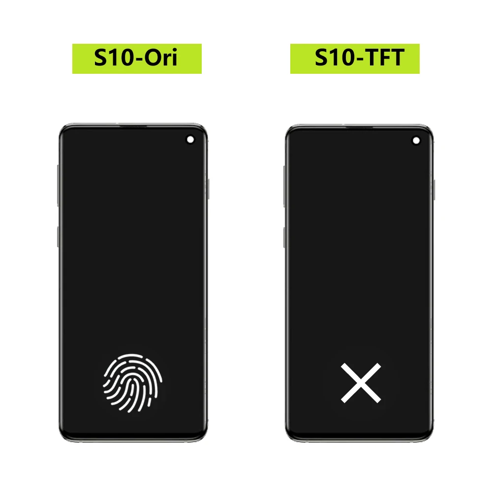 TFT Display For Samsung Galaxy S10 G973F LCD Display Touch Screen Digitizer Assembly For Samsung S10 LCD Screen Replacement