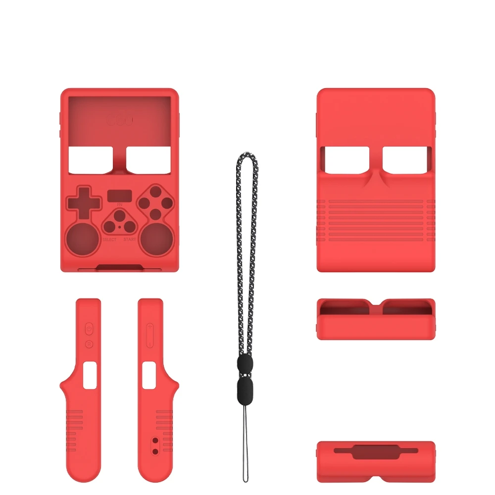 Silicone Protective Case for R40S pro Gaming Console - Drop Protection Simple Solid Color Gaming Device Cover