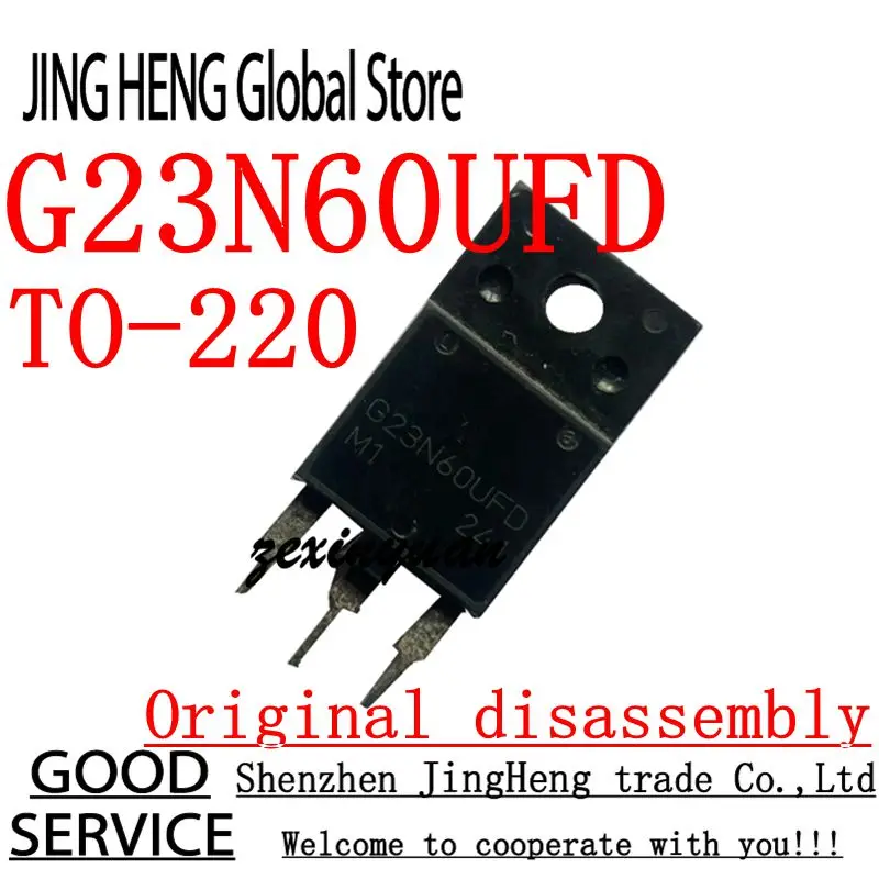 10PCS G23N60UFD TO-220 Original disassembly