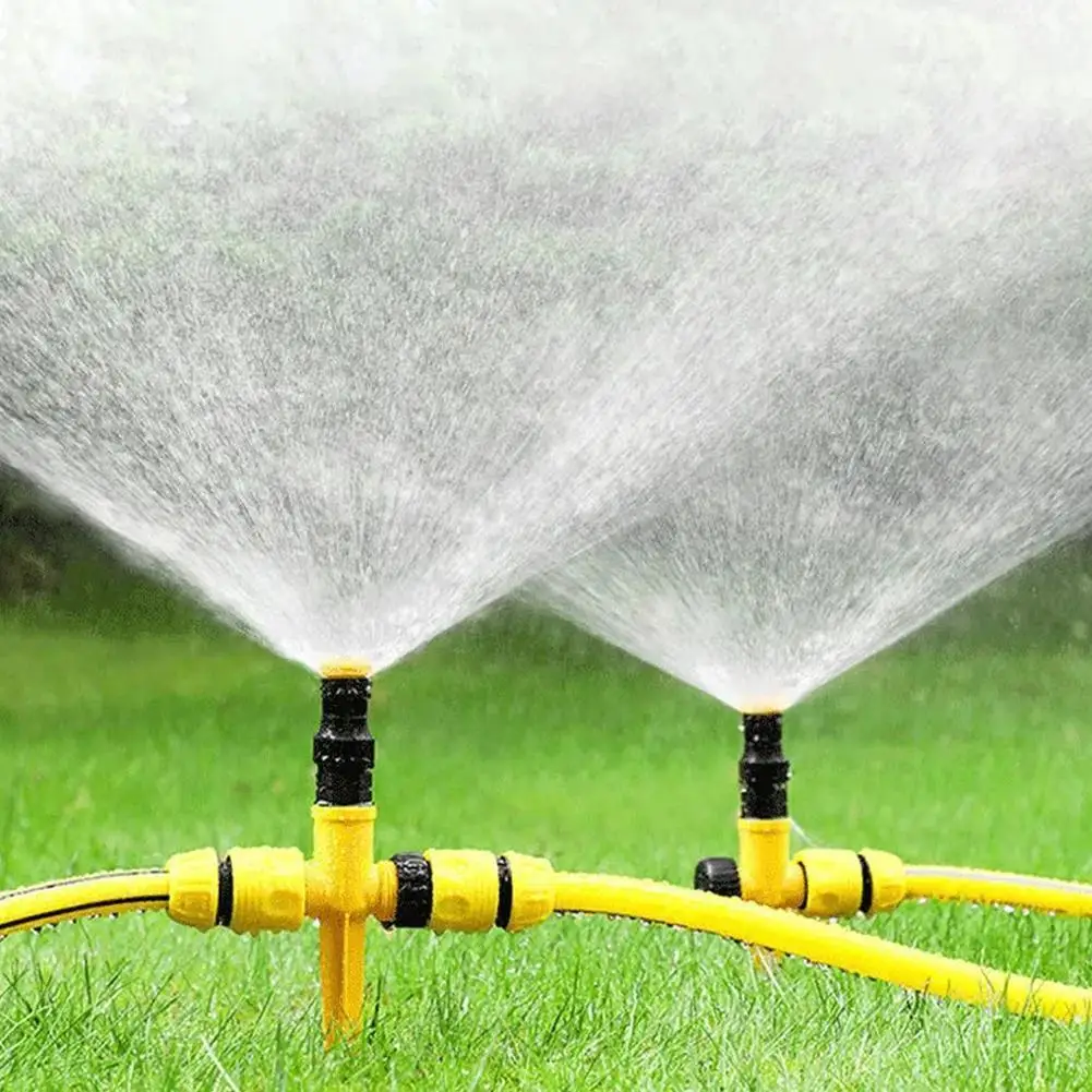 Adjustable 360 Degree Automatic Sprinklers Spray Nozzles For Garden Lawn Rotating Watering System Agriculture Irrigation Tools