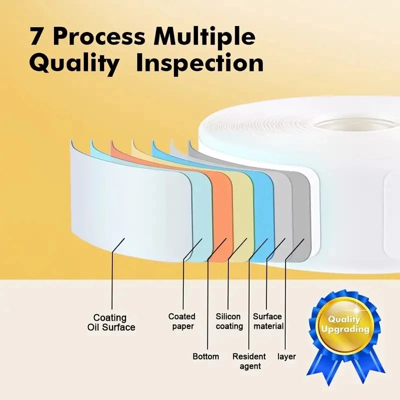 Marklife Thermal Printer Cable Labels Waterproof Tear-Resistant Replacement Stickers Compatible with P15/M1/P12 for Office Home