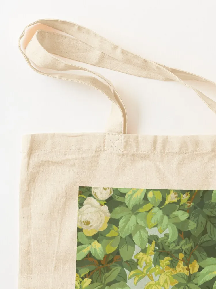 White and Yellow Roses from 1904 Tote Bag Reusable bags Women's handbag shopper bag women Canvas