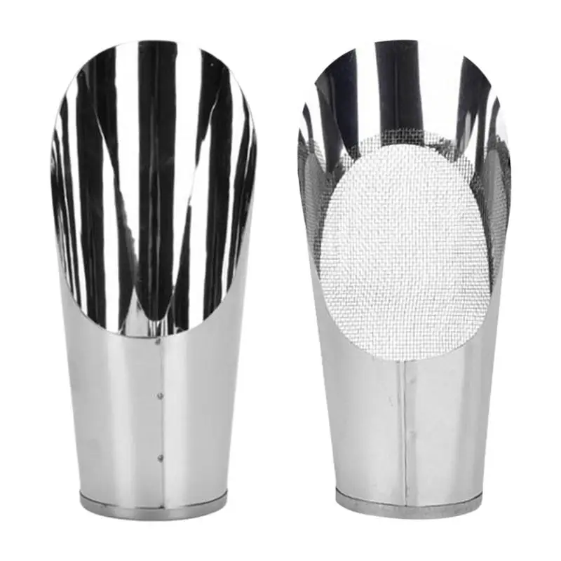 

Stainless Steel Fertilizing Trowel Bucket Scoop Bucket-Shaped Planting Scoop Lightweight Planting Supplies For Vegetable Garden