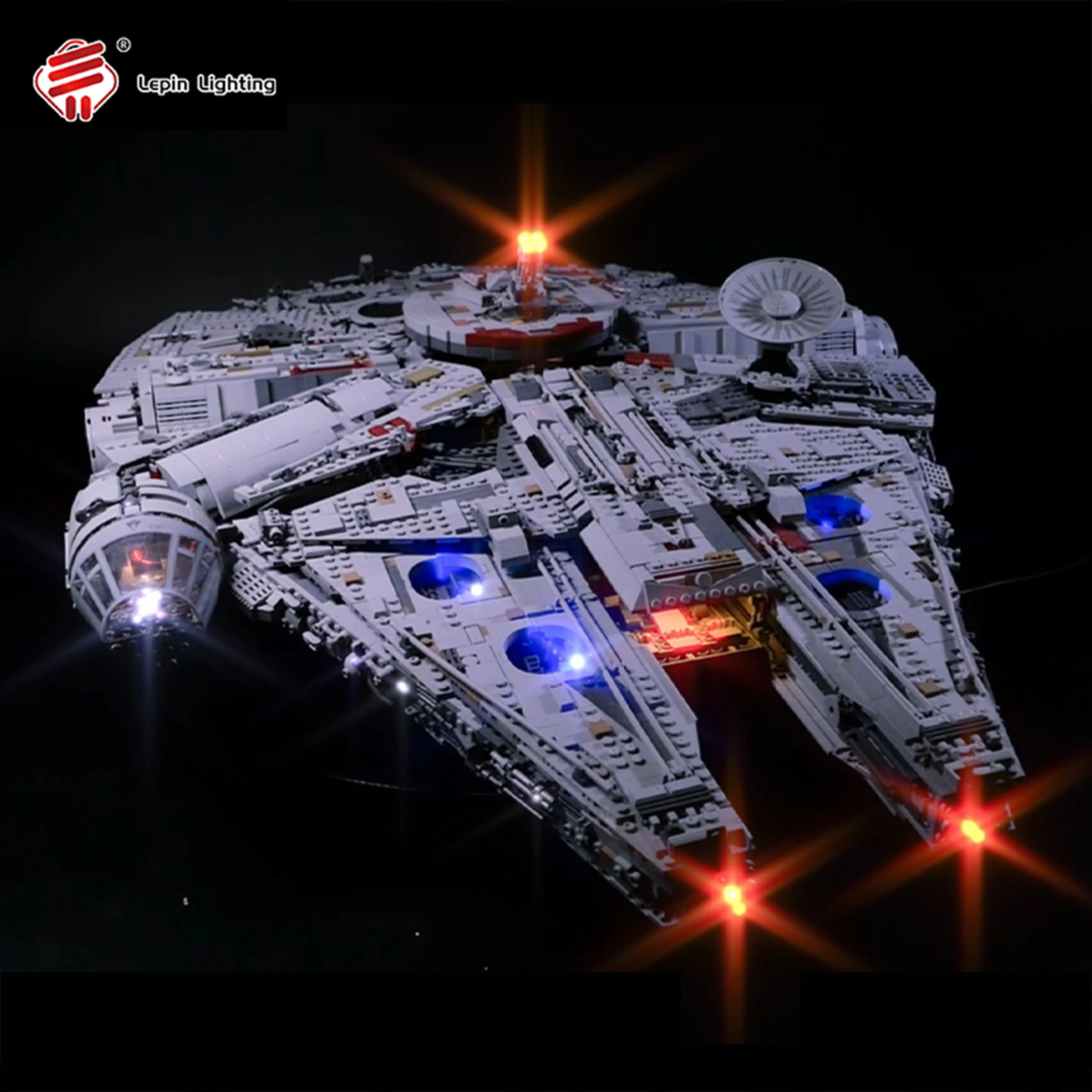

LED Lighting Kit Compatible with 75192 Ultimate Space Freighter Starship Building Blocks Model Decorative Light Set for Display
