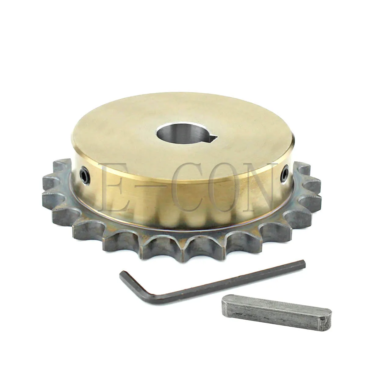 

1 PCS 08B 24 Teeth Sprocket Bore 28mm Metal Pilot Motor Gear Roller Chain Drive Keyway for Timing Chain