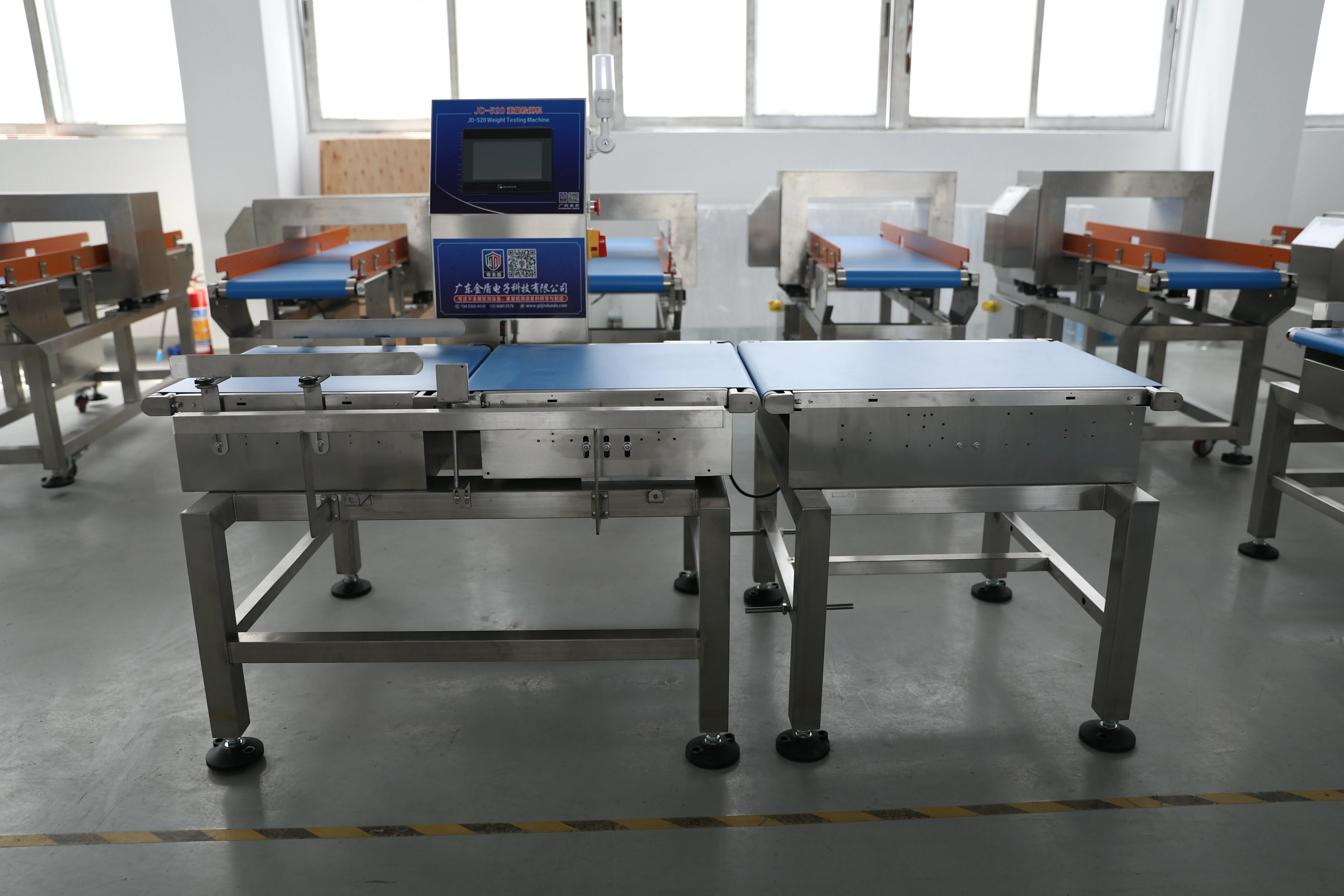 Food Packaging Line Conveyor Carton Box Dynamic Belt Weighing Scale Checkweigher Machine