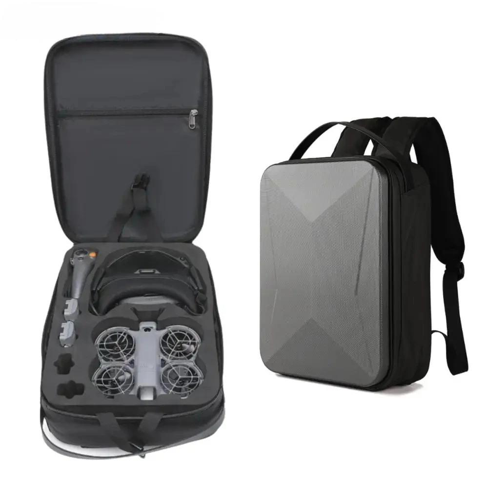 Hard-Shell Backpack for Dji Neo 2 Motion Fly More Combo Drone Shockproof Protective Case Portable Storage Bag for Dji Neo 2
