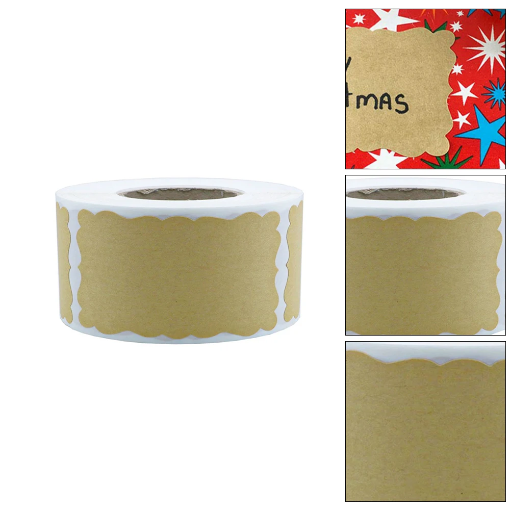 

Sealing Sticker Thank You Stickers Blank Label Self Adhesive Baking Wrapping Packing Kraft