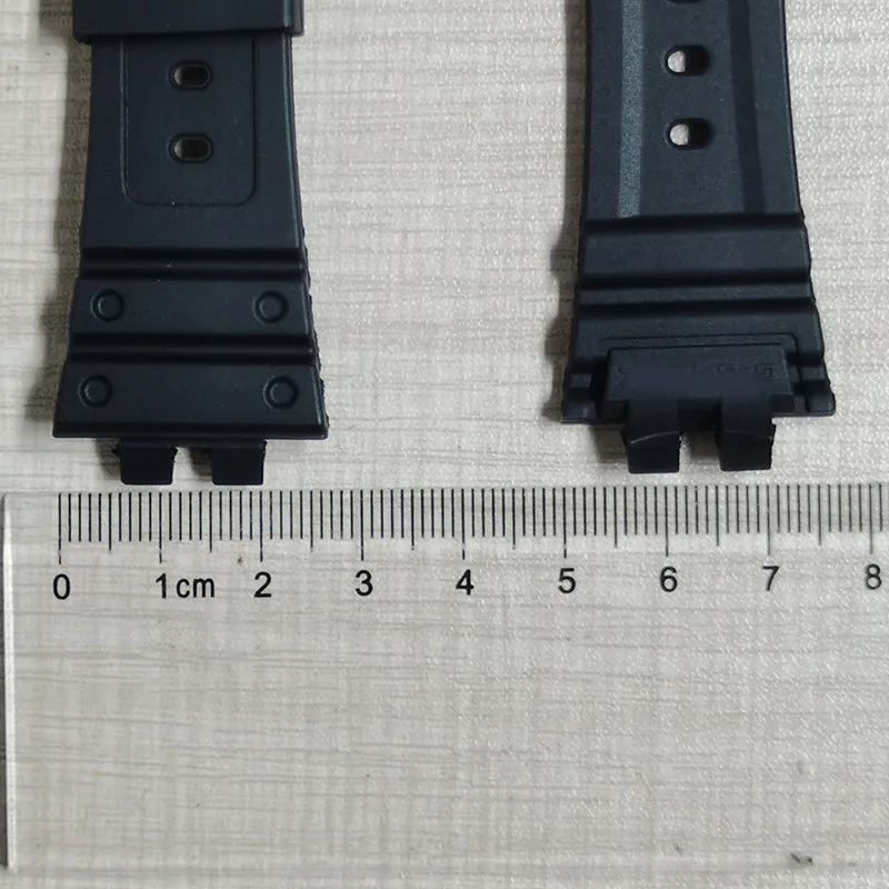 Pasuje do G SHOCK GMW-B5000 wysokiej jakości żywica mały kwadratowy oddychający wodoodporny pasek do zegarka akcesoria do zegarków