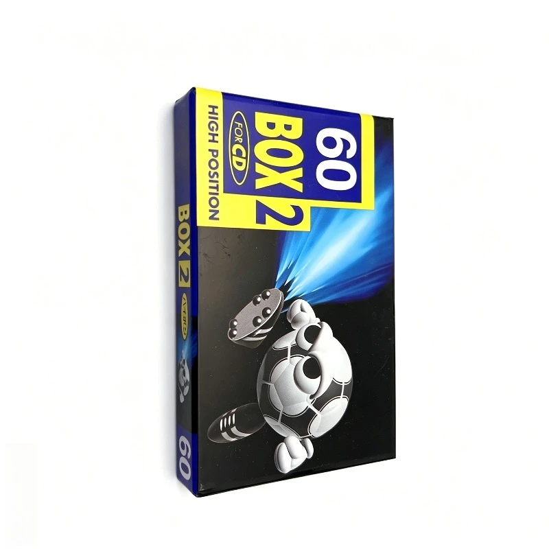 100% Original New For Axia Box2 60min JP Type II Blank Cassette For Recording, Duplication & Dubbing