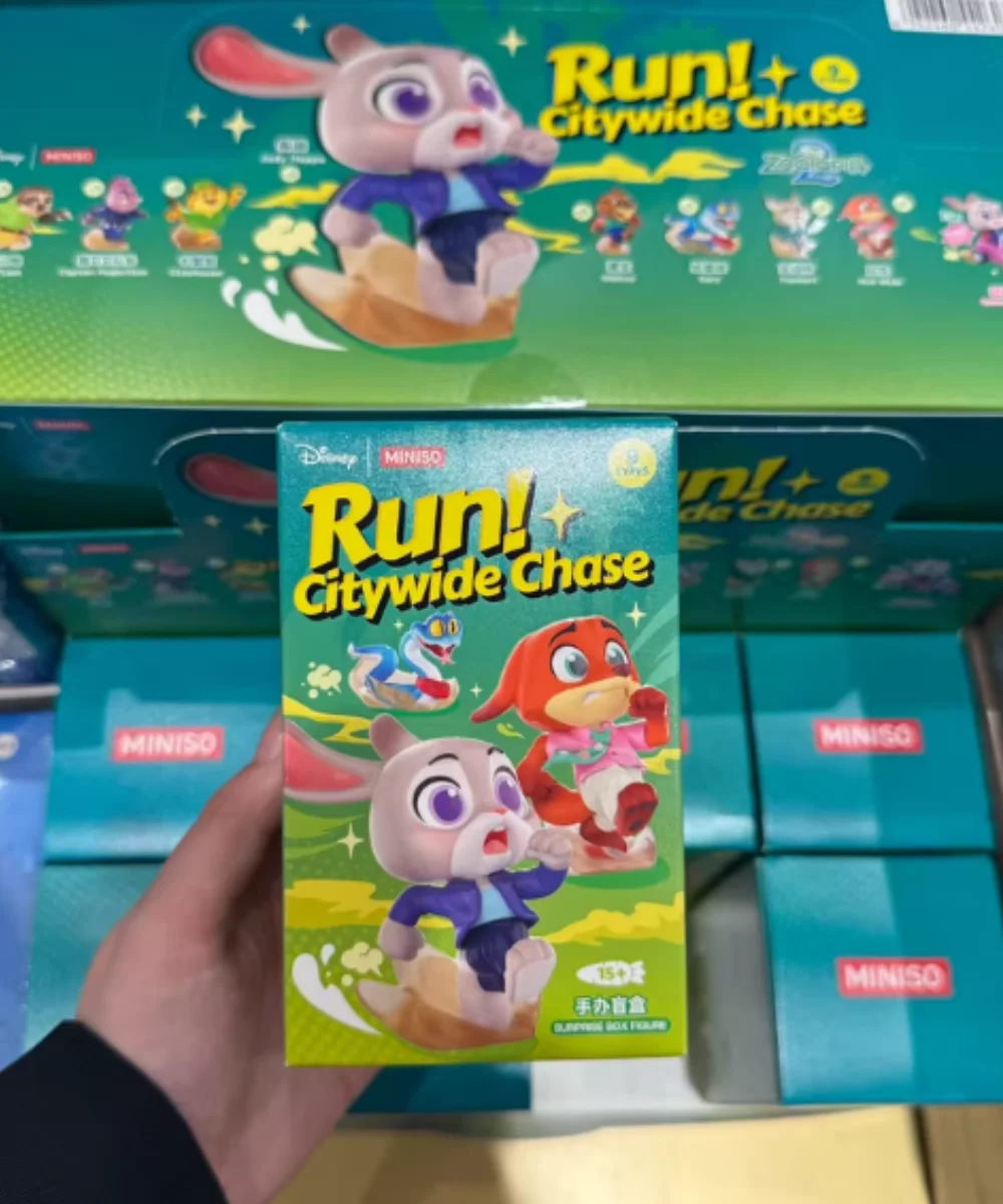 Echte Hot Zootopia Run! Citywide Chase Series Plastic Knuffel Blind Box voor Kinderen Fans Verjaardagscadeau