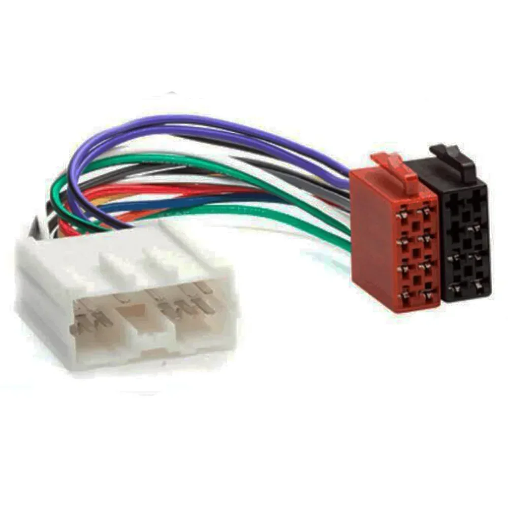 Para Mitsubishi Lancer Pajero Shogun Lancer Evo Pajero Delica accesorios estéreo Radio ISO arnés de cableado adaptador Cable de interruptor