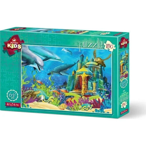 Art Kids Puzzle Water Six Castle 150 Piece Jigsaw Puzzle