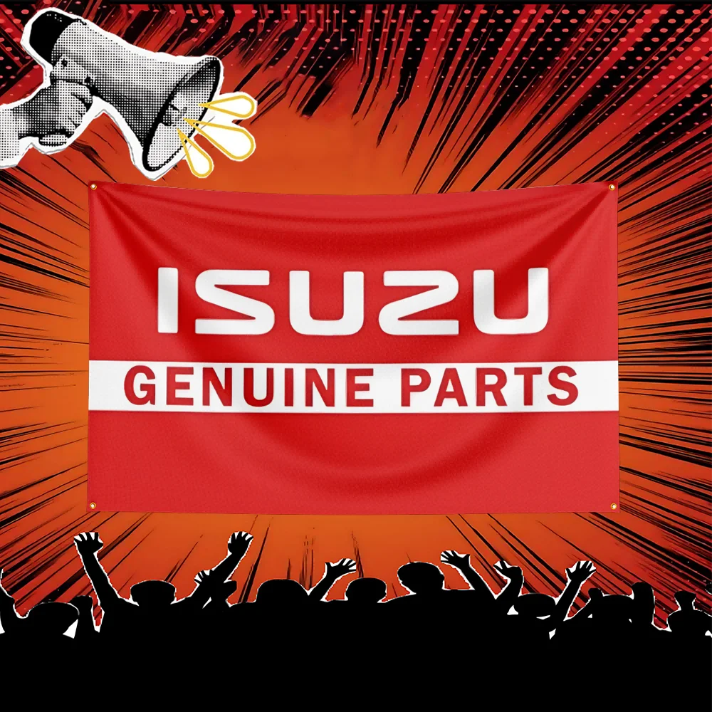 Isuzu Araba Bayrağı 3x5 FT Pol - Car Accessories Banner incelemesi ve fiyatı