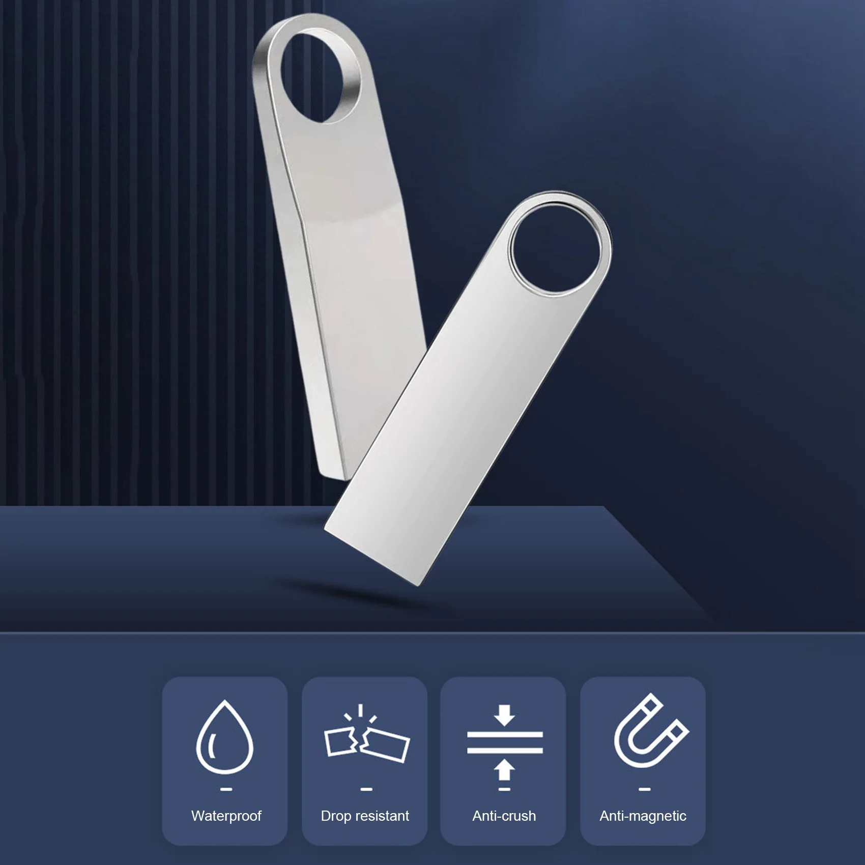 USB Flash Drive 128GB Memory Stick USB3.0 Car Music High-Speed U Disk