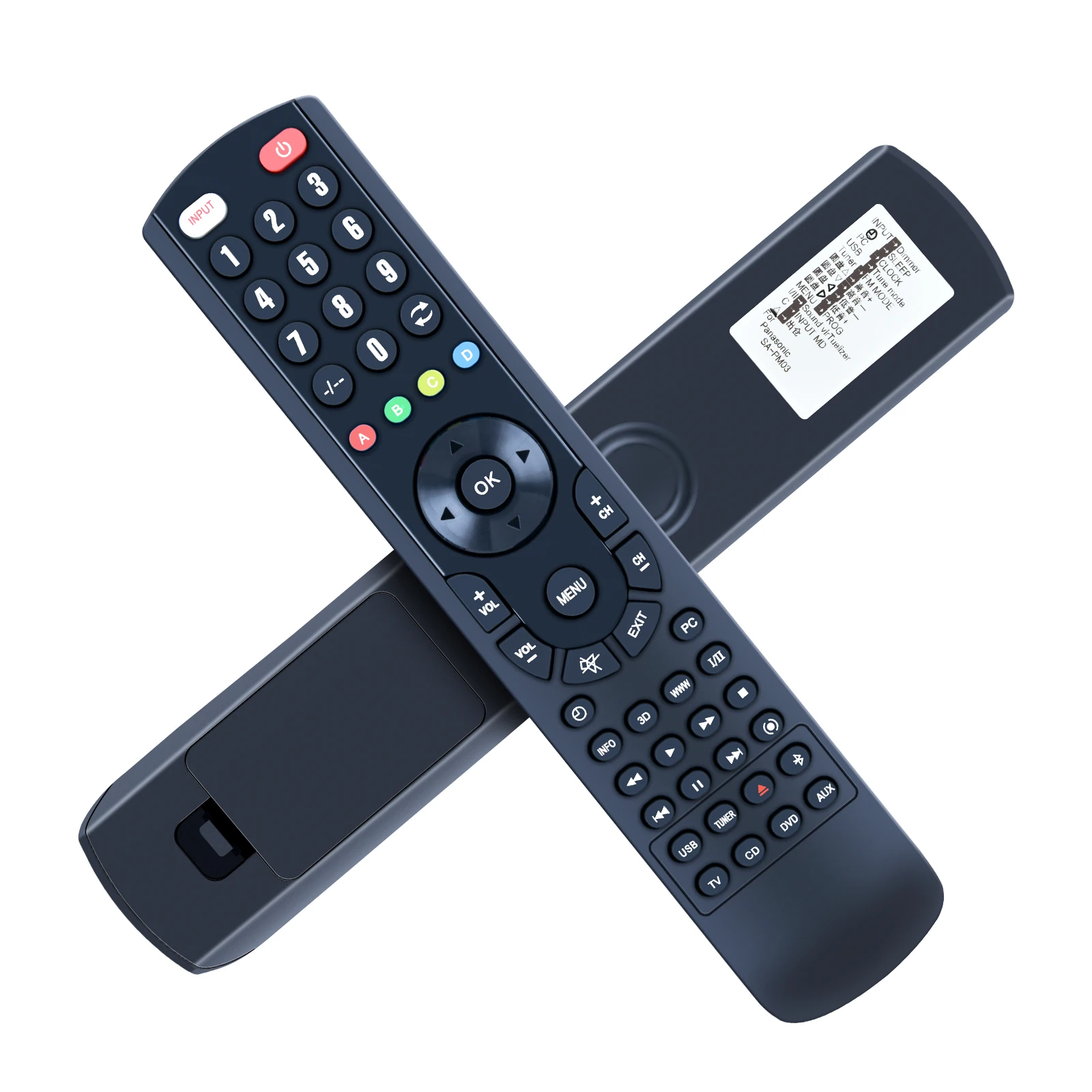 EUR648100 Remote Control For Panasonic SA-PM03 SC-PM03 Micro CD Stereo System