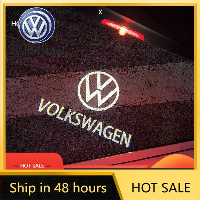 

For VW 2025 Hot Volkswagen LED Car Door Logo Light for VW R Golf 5 6 7 GTI GTD GTE Touareg CC Passat B6 B7 B8 B9 C6 C7 C8 Tiguan