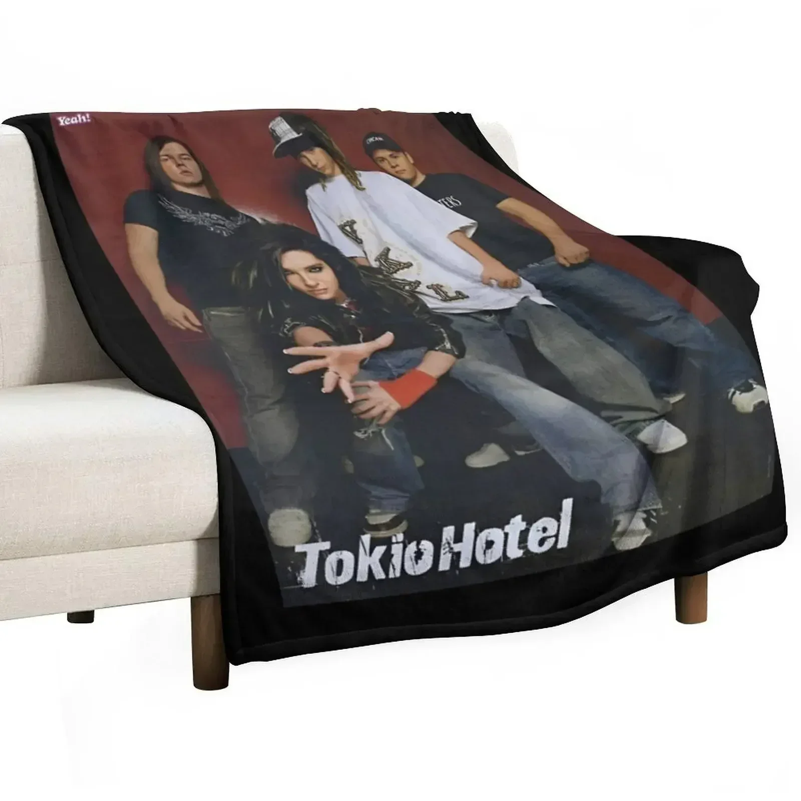 Tokio hotel 3 Throw Blanket Luxury Brand manga Blankets