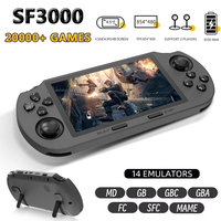 SF3000 Portable Retro Handheld Game Consoles 4.5 Inch IPS Screen Portable Game Player Built-in 20000+ Games For PS1/GBA/SFC/GBC