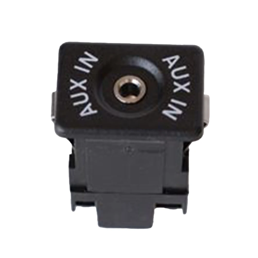 

For Central Control Panel 12V Black Audio Auxiliary Socket Wear-resistant 12V Voltage Fit For Sharan 2009-2015