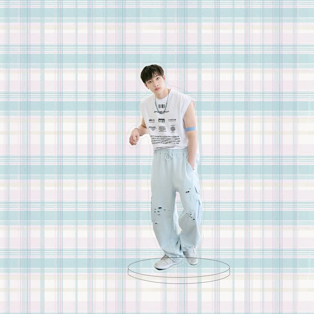 Stray Kids Style Cute Surrounding SKZOO Men's Team Celebrity Acrylic Plaque Ornament