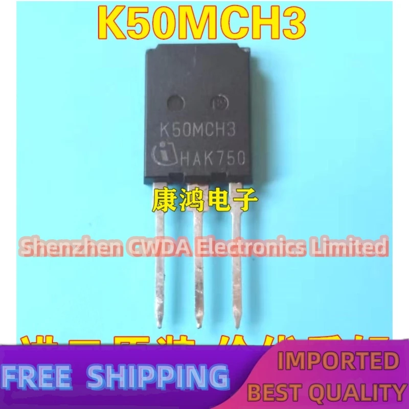 10PCS-20PCS   K50MCH3 TO-247 IGBT 50A 1200V   In Stock Can Be Purchased