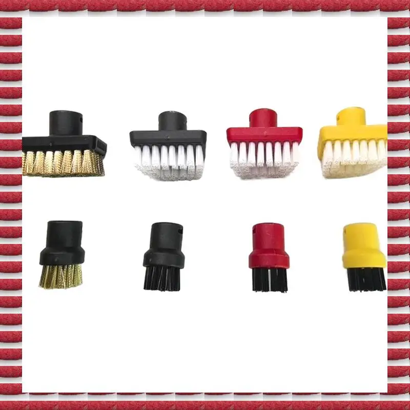 A97G Small T Brush Set For Karcher SC1 SC2 SC3 SC4 SC5 SC7 Steam Cleaner Part Replacement Nozzle Brush Stubborn Stain Remove