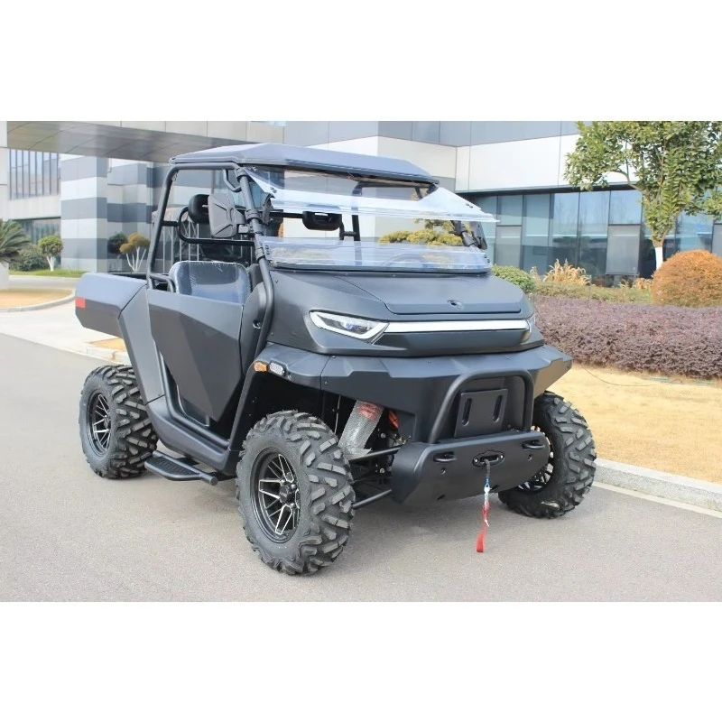 Electric 4WD UTV for Farm Use Automatic Drive 10kw 15.36kwh Utility Vehicle with EPS on Road 72V Electric UTV Certified view 2