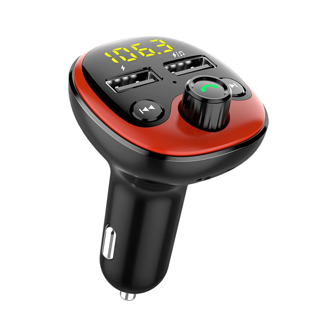 

Car Mp3 Player Liquid Crystal LCD Display USB Red Auto Music FM