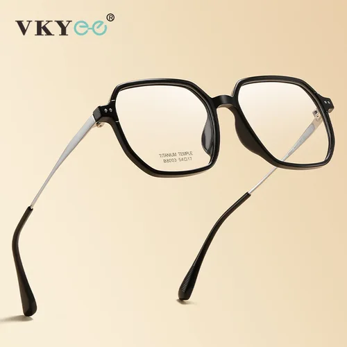 Imagen 2 del producto VICKY, gafas de lectura con luz azul para hombres y mujeres, diseño geométrico clásico Simple, montura grande, prescripción personalizable