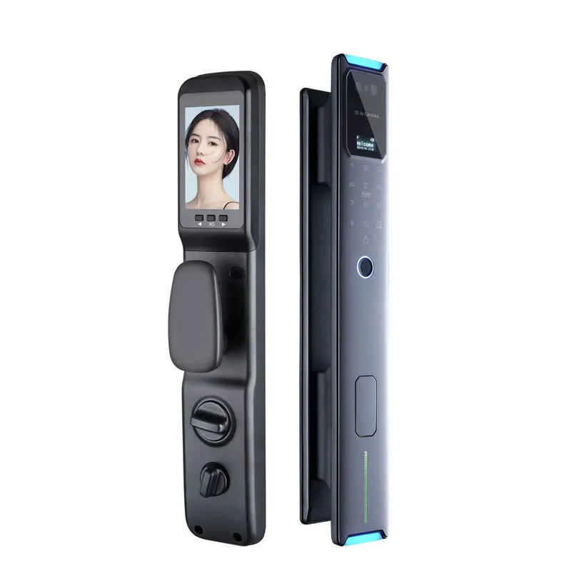 New Arrival Smart Door Lock Fingerprint Digital Wifi Lock smart lock with camera Monitor Send Photo To phone