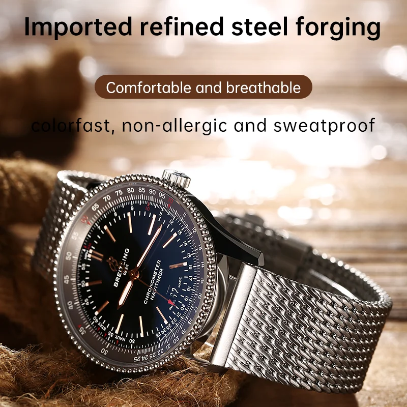 ロレックス,omega,iwc,20mm用のMAIKES-316Lステンレススチールストラップ