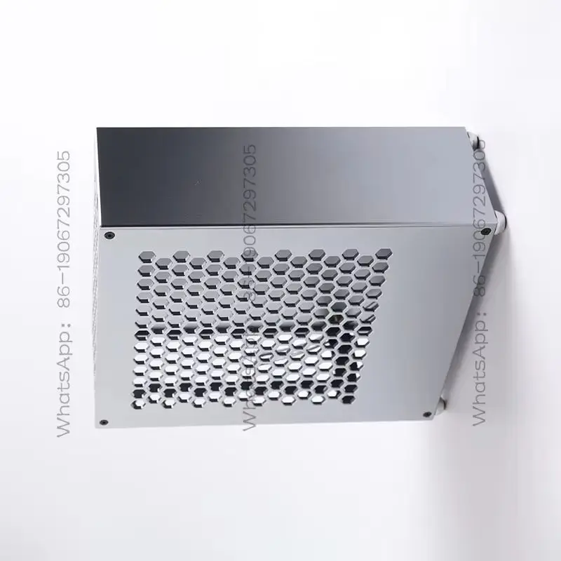 Bug-a1 Nuclear Display Mini ITX Chassis, Compact APU Aluminum Alloy 1U Small Power Supply, Portable Handle