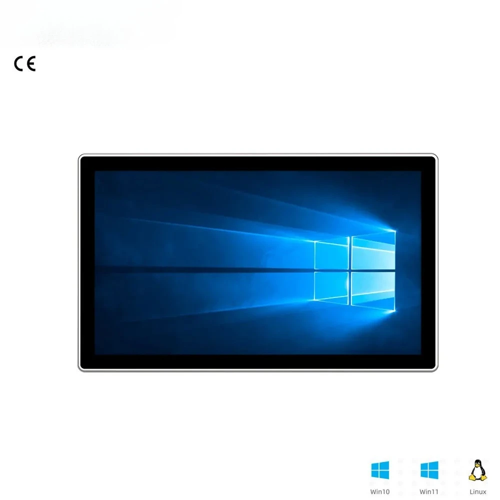 Industrial 21.5 Inch  J6412 Quad 1920x1080 IP65 Waterproof Fanless Industrial All in One Computers Touch Panel Industrial PC
