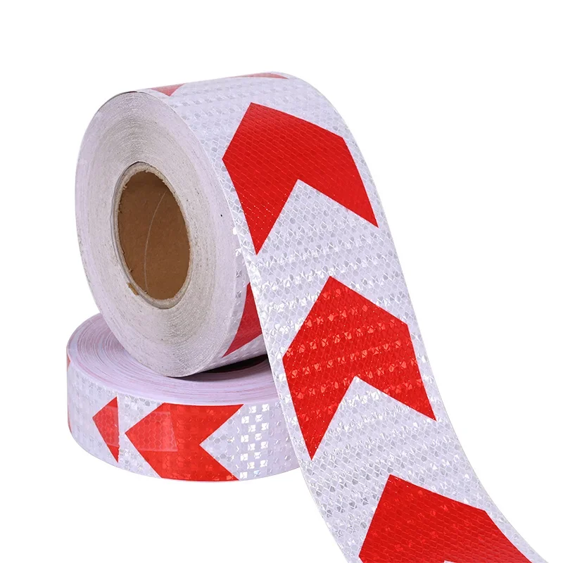 4 بوصة السهم أشرطة عاكسة Conspicuity مقاوم للماء تحذير السلامة عاكسات تحذير ملصقات DIY بها بنفسك 1 متر لسيارة شاحنة مركبة #4