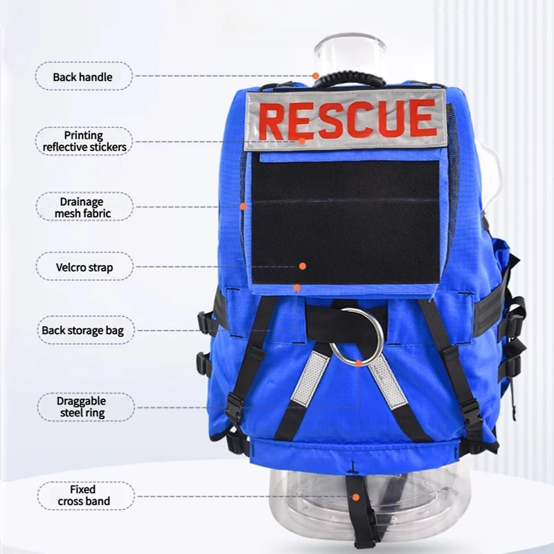 Fabriek directe verkoop Water Rescue Zwemvest Brandbestrijding Noodsituatie Persoonlijk drijfvermogen Waterredding Aanpasbare reddingsvesten