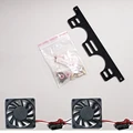 Black bracket fan