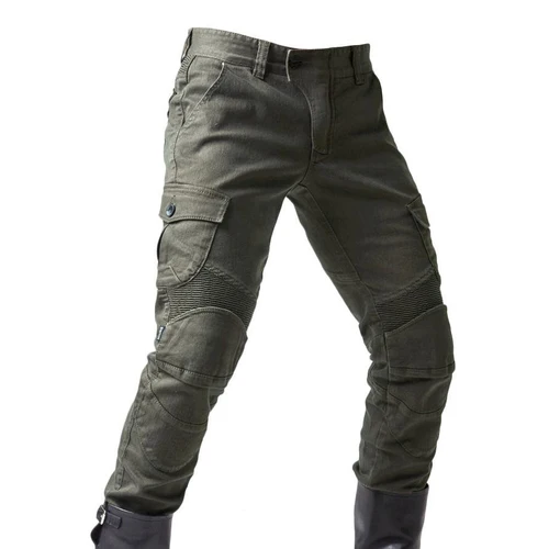 Imagen 2 del producto 2025 nueva motocicleta pantalones vaqueros negros para hombres Protector de extensión mejorado desmontable Racing Road Rider cuatro estaciones pantalones casuales de moda