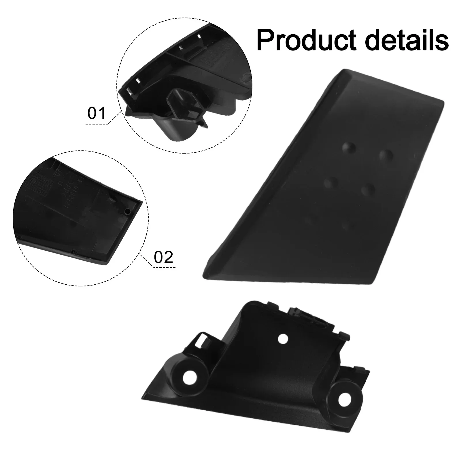 Interior Car Modification As Shown In The Figure Interior Door Handle Cover Functional And Stylish Design For 107 2005-2009