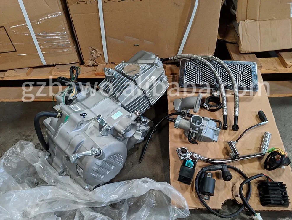 Zs190 Motorcycle Engine Assembly Complete Motorcycle Engine 2 Valve 4 Stroke  Zongshen 190cc Engine ZS1P62YML-2