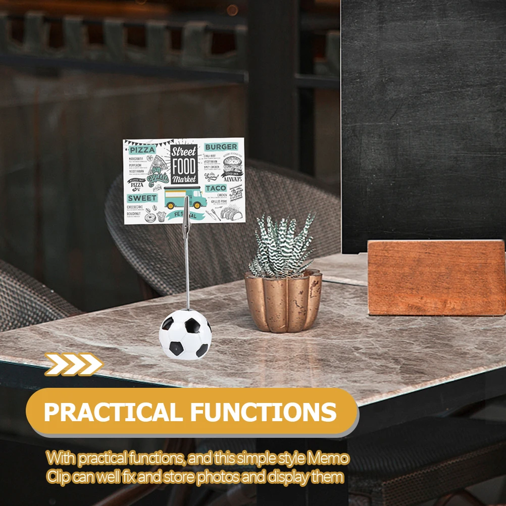 

6pcs Desktop Message Clips Multi-Function Picture Holders Reusable Memo Holder For Photos Notes Cards Tabletop Display Resin