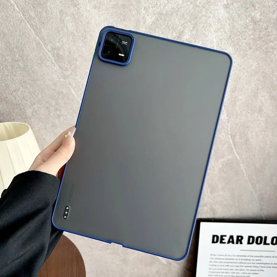 Case For Xiaomi MI Pad 7 6 5 6S Pro 12.4 Redmi SE 11 8.7 inch Matte Tablet Case Shockproof Soft Silicone Bumper Hard Back Cover