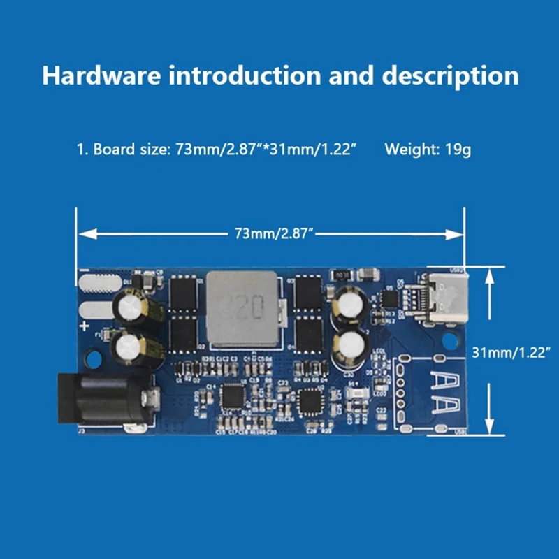 abjf-sw2303-full-protocol-fast-charging-module-100w-type-c-buck-boost-pd-qc-fast-board-blue