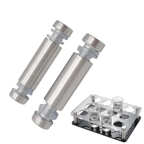 Tornillos de doble cabeza para publicidad, 10 piezas, sujetadores de clavos de vidrio para espejo, 30/40/50/60/80mm