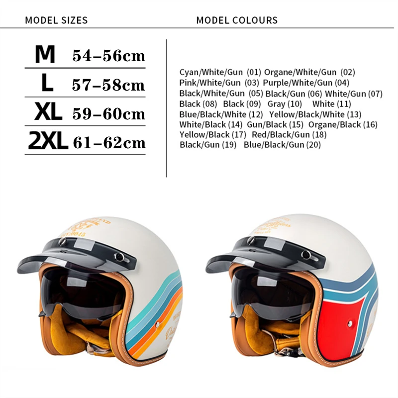 MT-5 Retro Motorcycle Helmet 3/4 Helmet For Men and Women Cycling Popular Electric Scooter Commuting Helmet