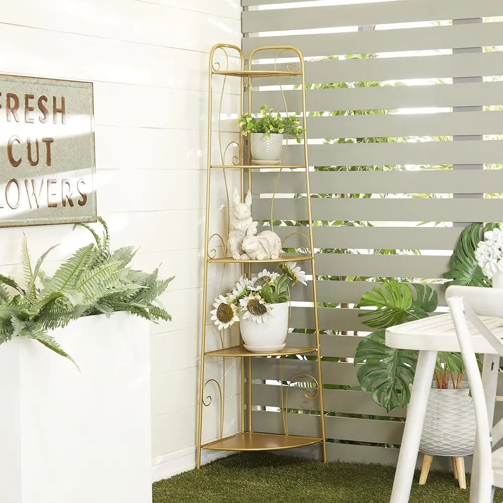 

Стеллаж для выпечки, 17 дюймов (длина) x 11 дюймов (ширина) x 65 дюймов (высота), золотой