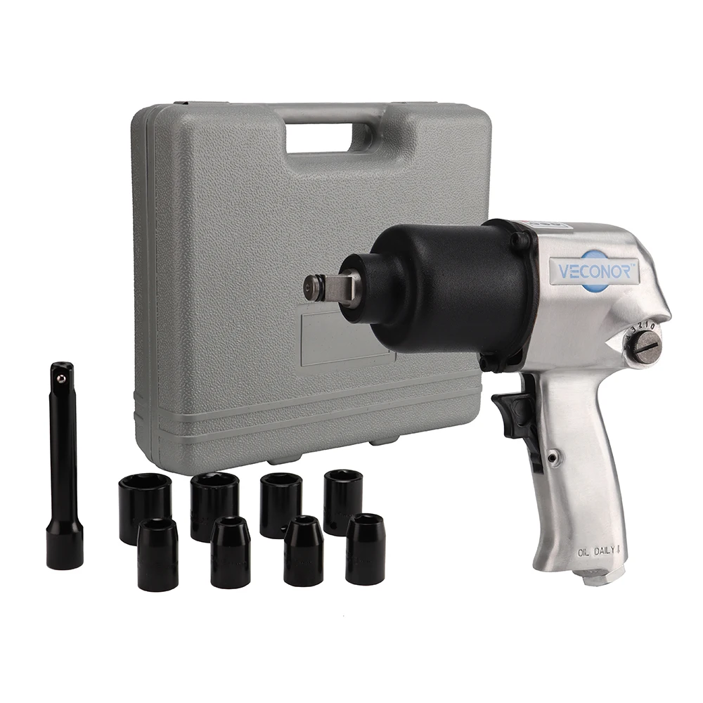 Air Impact Wrench Pneumatic Key Spanner 1/2 Inch Drive Max 720N.M High Torque Pneumatic Sleeve Tools