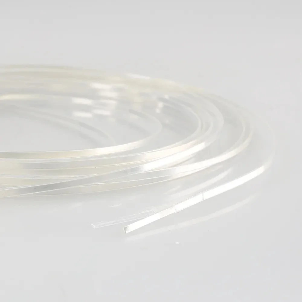 Hi-end 5n puro prata sólida alta fidelidade áudio linha de alimentação alto-falante fio fep isolado diy cabo em massa plana fio de prata pura