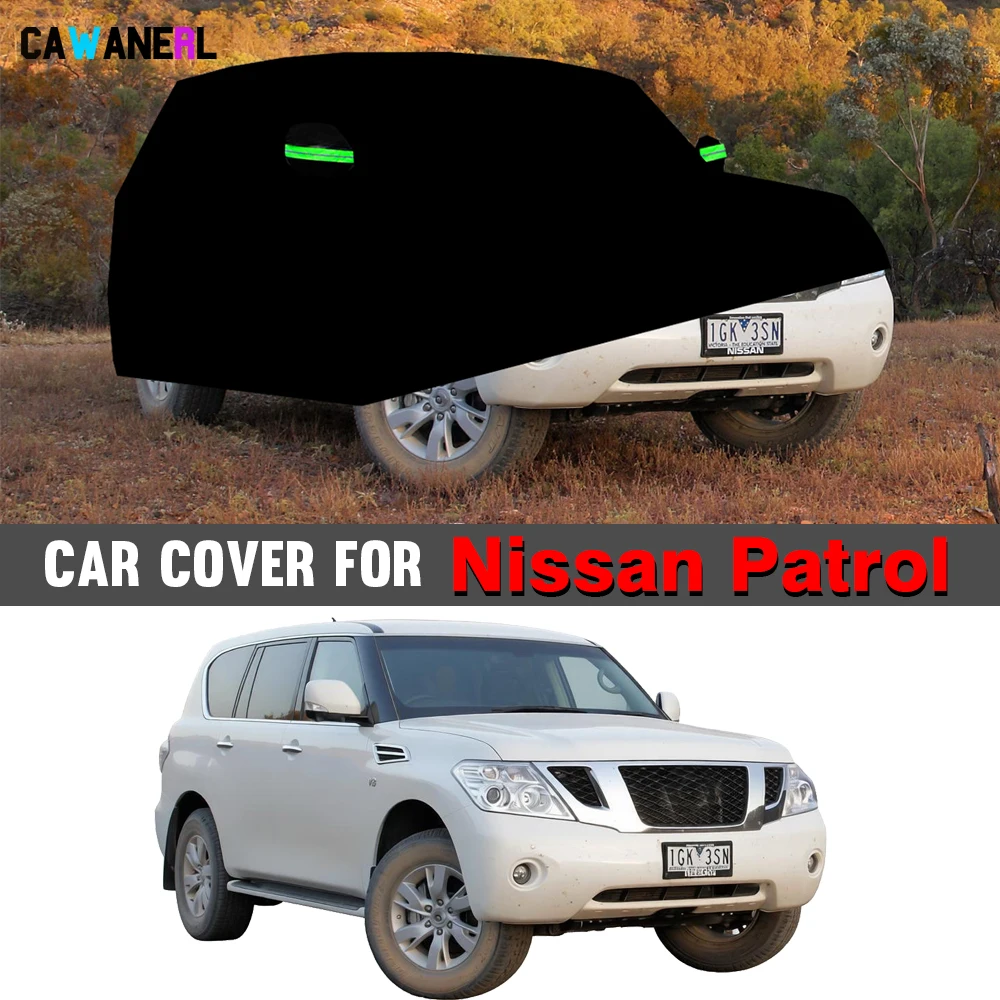 Car Cover For Nissan Patrol 2010-2026 Waterproof SUV Outdoor Sun Rain Snow Paint Dust Protection Cover Windproof