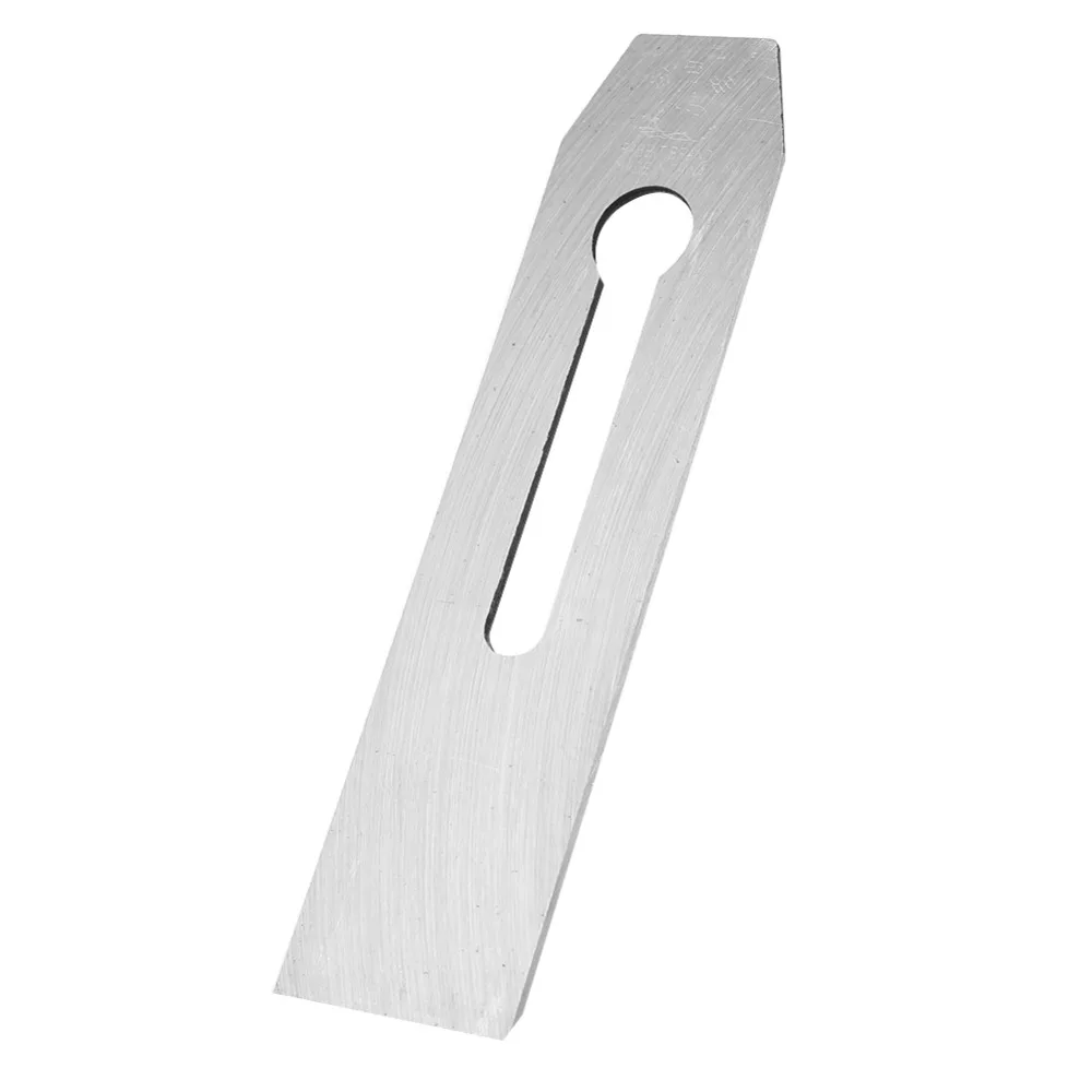 Precision 44mm Hand Planer Blade Precision-Sharpened Grinding Surface Woodworking Planing Blade Bench Plane Blade DIY Tool